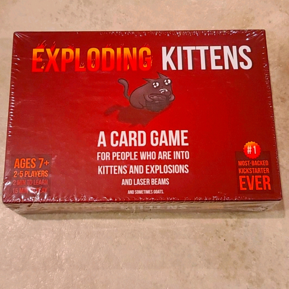 New! Exploding Kittens Card Game